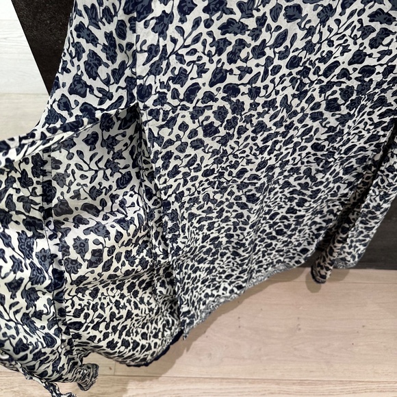 Natalie Martin Blue and White Midi Dress - Picture 9 of 14